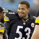 James Harrison and Maurkice Pouncey, in happier times last season. (Photo: Bob Leverone/AP)